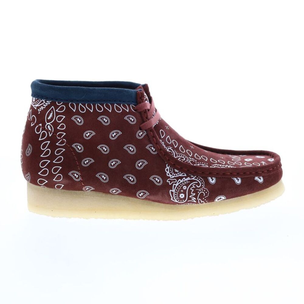 Clarks Mens Wallabee Boot Red Boots (NWT)